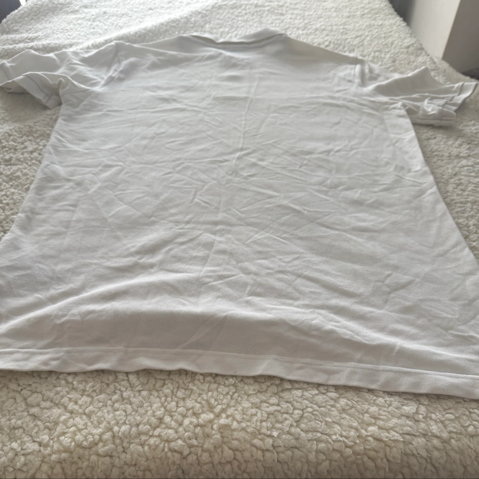 Camiseta Polo Nike com Logo Bordado Branco Tamanho S Vintage Casual Streetwear – photo 10